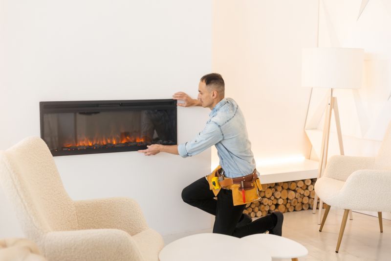 electric fireplace installation